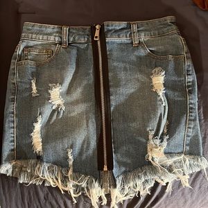 Denim skirt